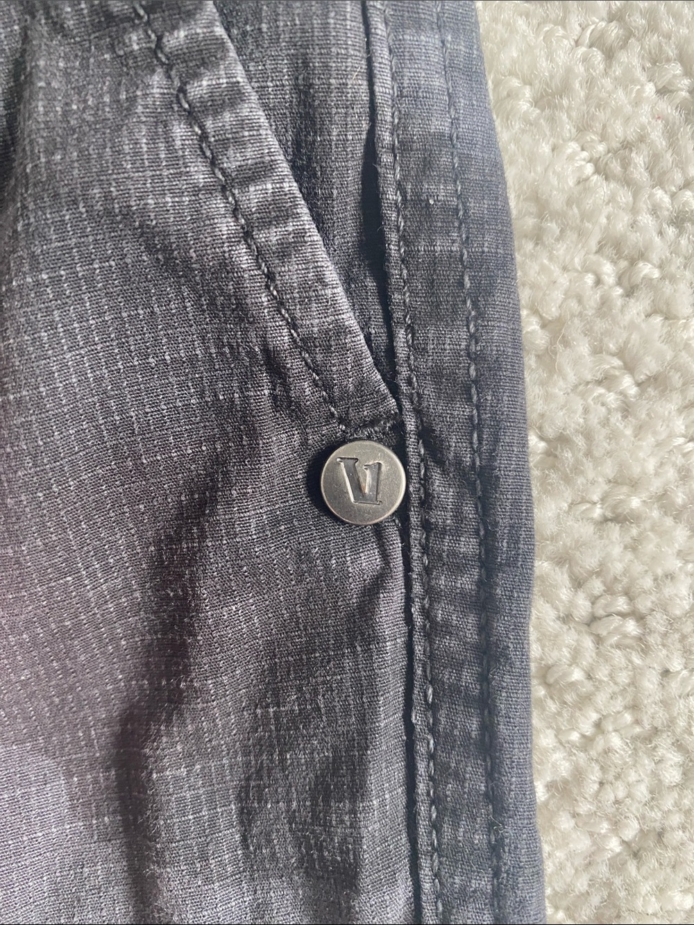 Vuori Women’s Black Camo Ripstop Pants, size small - Picture 2 of 6